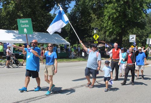 Finnish Cultural Garden in Parade of Flags